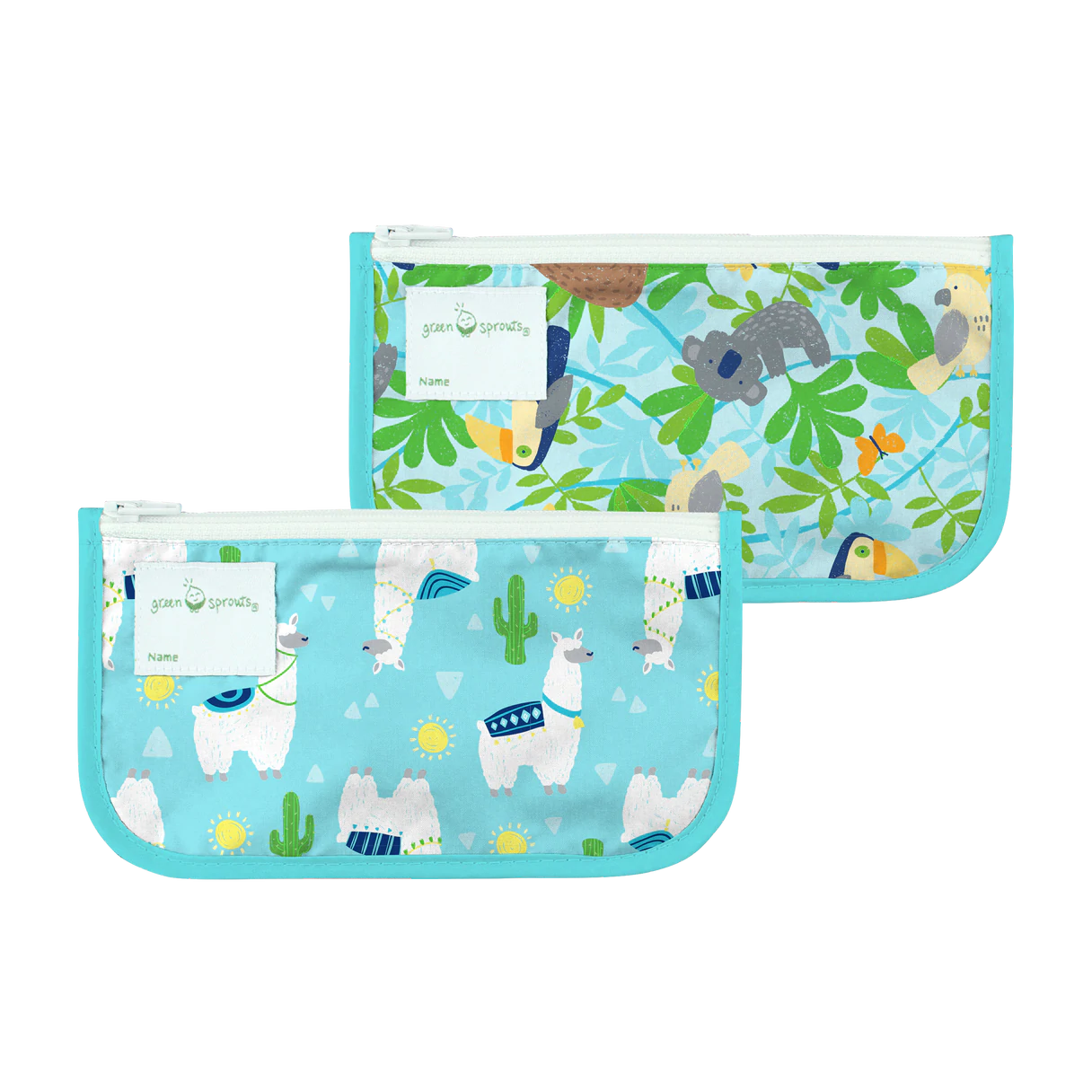 Reusable Snack Bags (2-Pack)-Green Sprouts-Little Giant Kidz