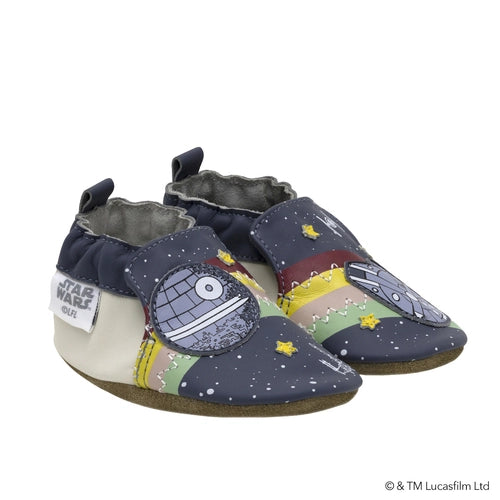 Robeez Star Wars™ Rule the Galaxy Soft Soles Dark Blue-ROBEEZ-Little Giant Kidz