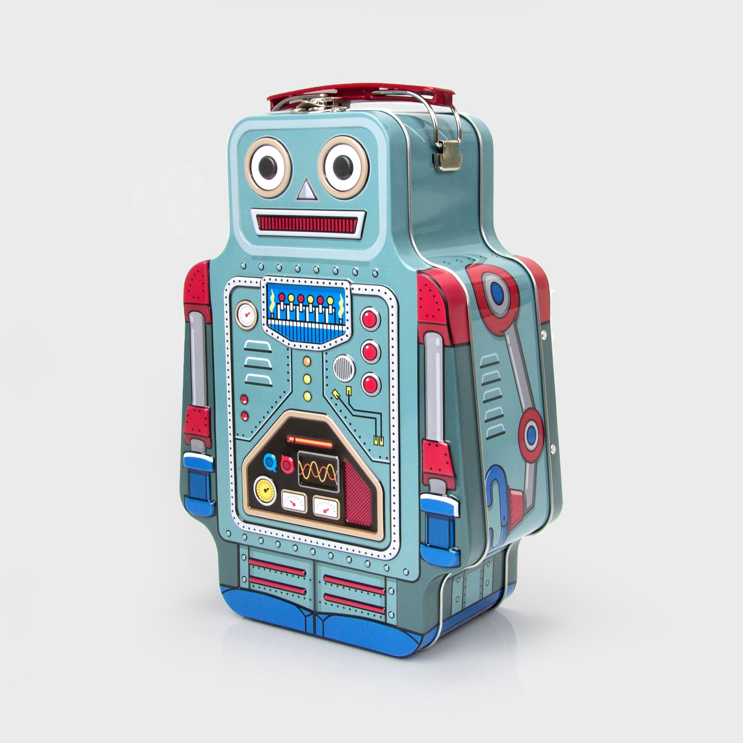 Robot Metal Lunch Bot (Box)-Suck Uk-Little Giant Kidz
