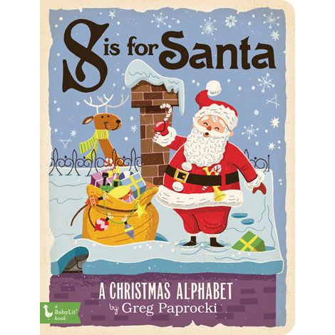 S is for Santa (Board Book)-GIBBS SMITH-Little Giant Kidz