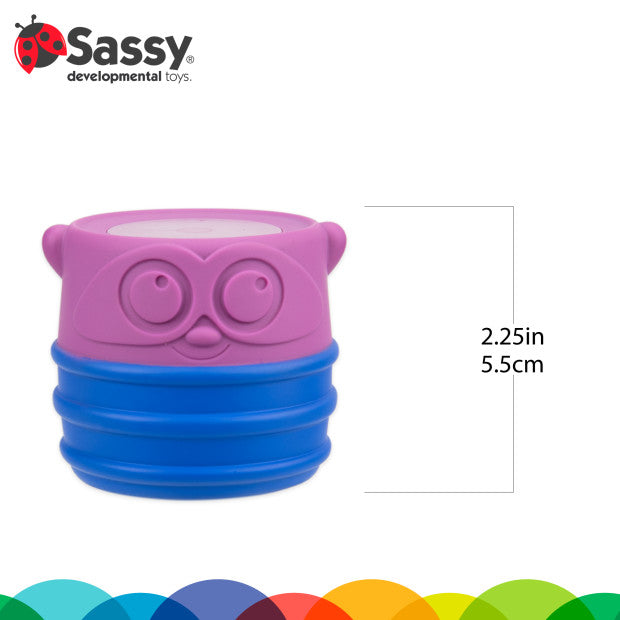 Sassy Baby STEM Soft Stacking Pals - 8 Pieces-Sassy Baby-Little Giant Kidz