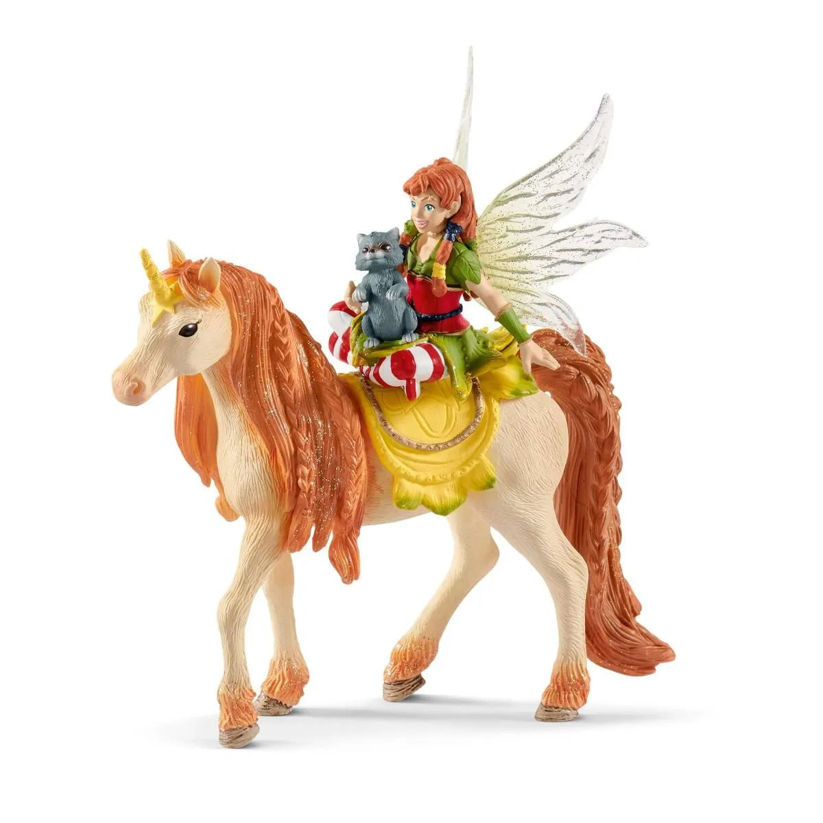 Schleich Bayala: Fairy Marween with Glitter unicorn-SCHLEICH-Little Giant Kidz