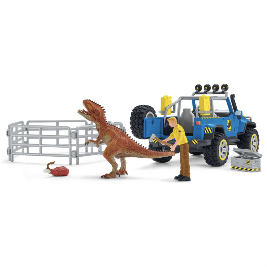 Schleich Dinosaurs: Off-Road Vehicle with Dino Outpost-SCHLEICH-Little Giant Kidz