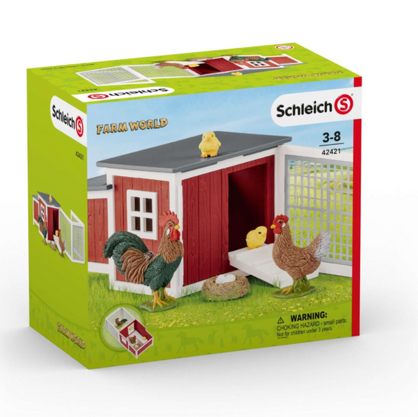 Schleich Farm World: Chicken Coop-SCHLEICH-Little Giant Kidz