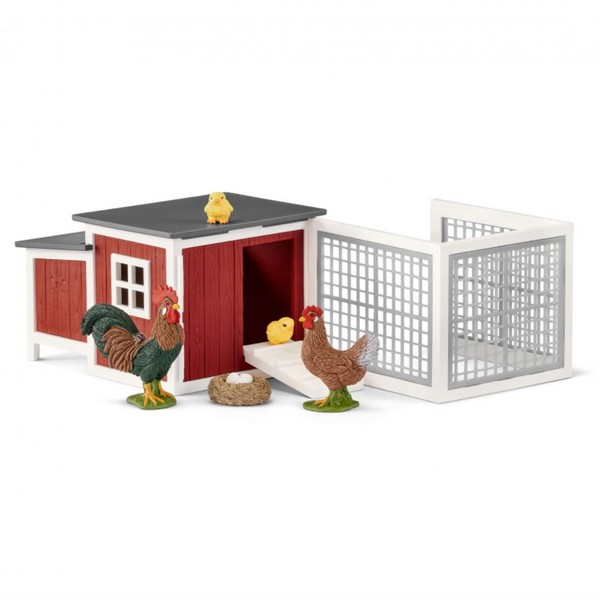 Schleich Farm World: Chicken Coop-SCHLEICH-Little Giant Kidz