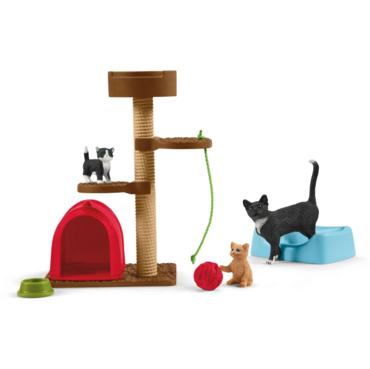 Schleich Farm World: Playtime for Cute Cats-SCHLEICH-Little Giant Kidz