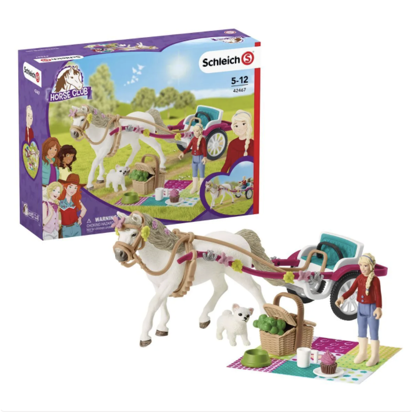Schleich Horse Club: Small Carriage for the Big Horse Show-SCHLEICH-Little Giant Kidz
