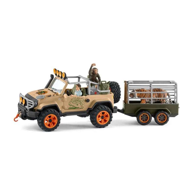 Schleich Wild Life: 4x4 Vehicle with Winch-SCHLEICH-Little Giant Kidz