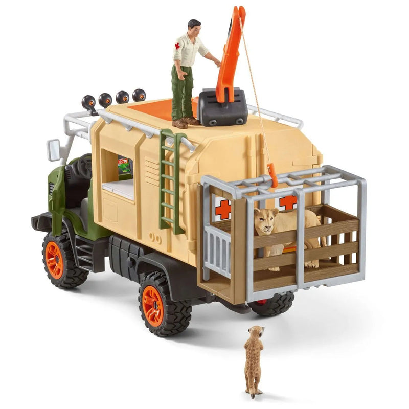 Schleich Wild Life: Animal Rescue Large Truck-SCHLEICH-Little Giant Kidz