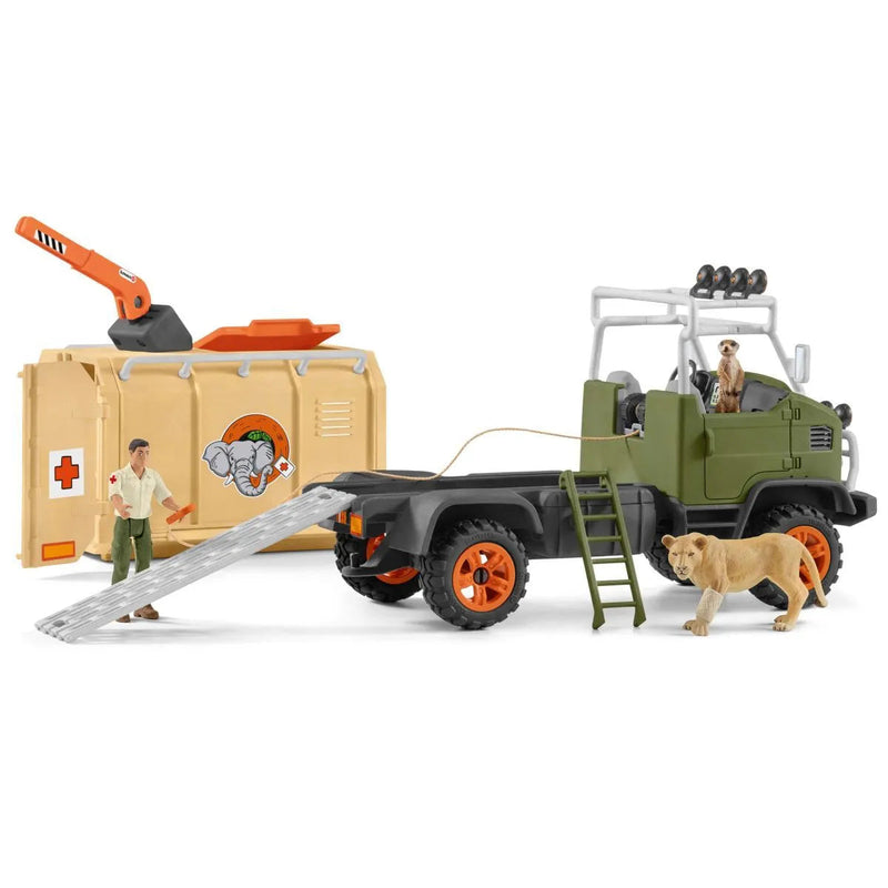Schleich Wild Life: Animal Rescue Large Truck-SCHLEICH-Little Giant Kidz