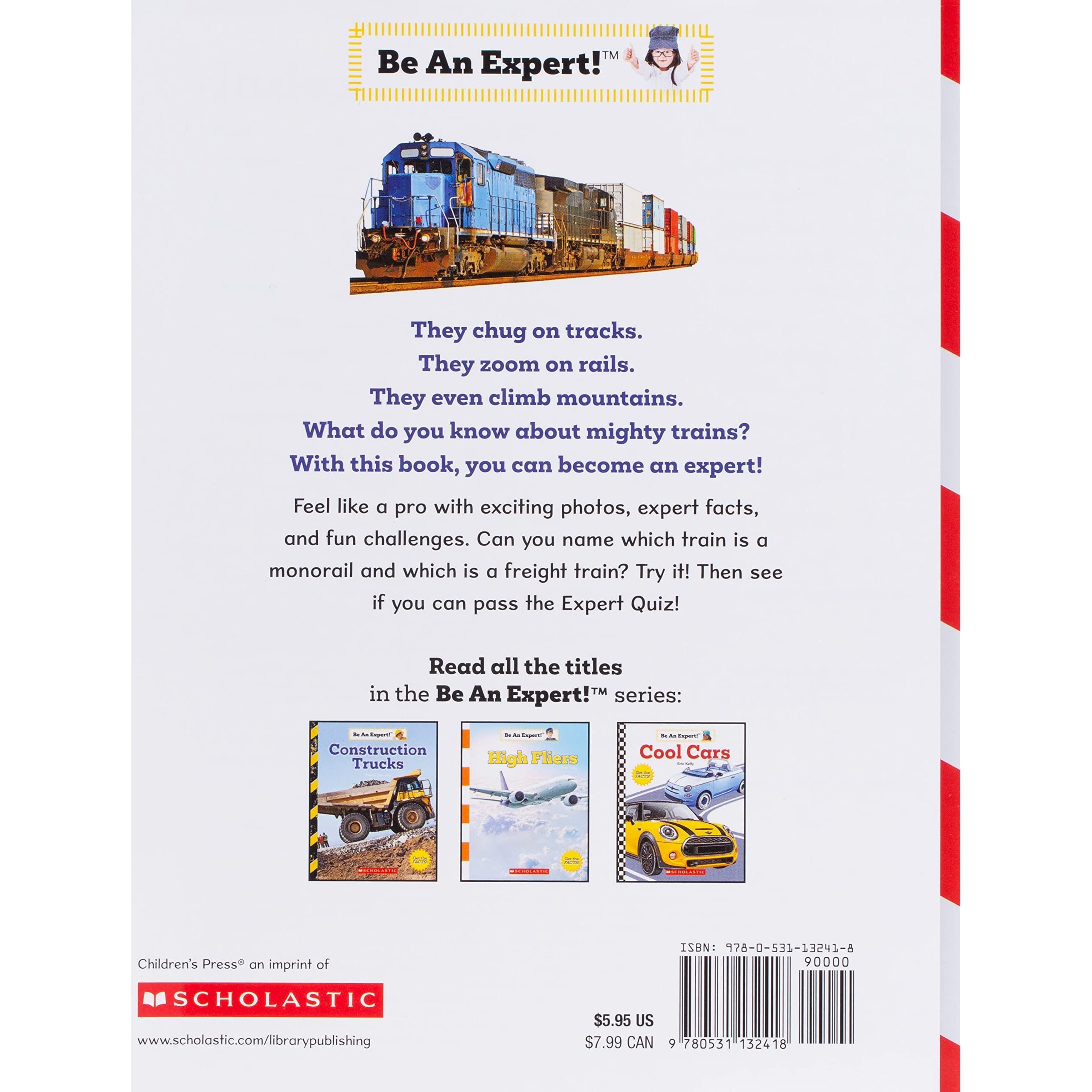 Scholastic: Be an Expert! Mighty Trains (Board Book)-Scholastic-Little Giant Kidz