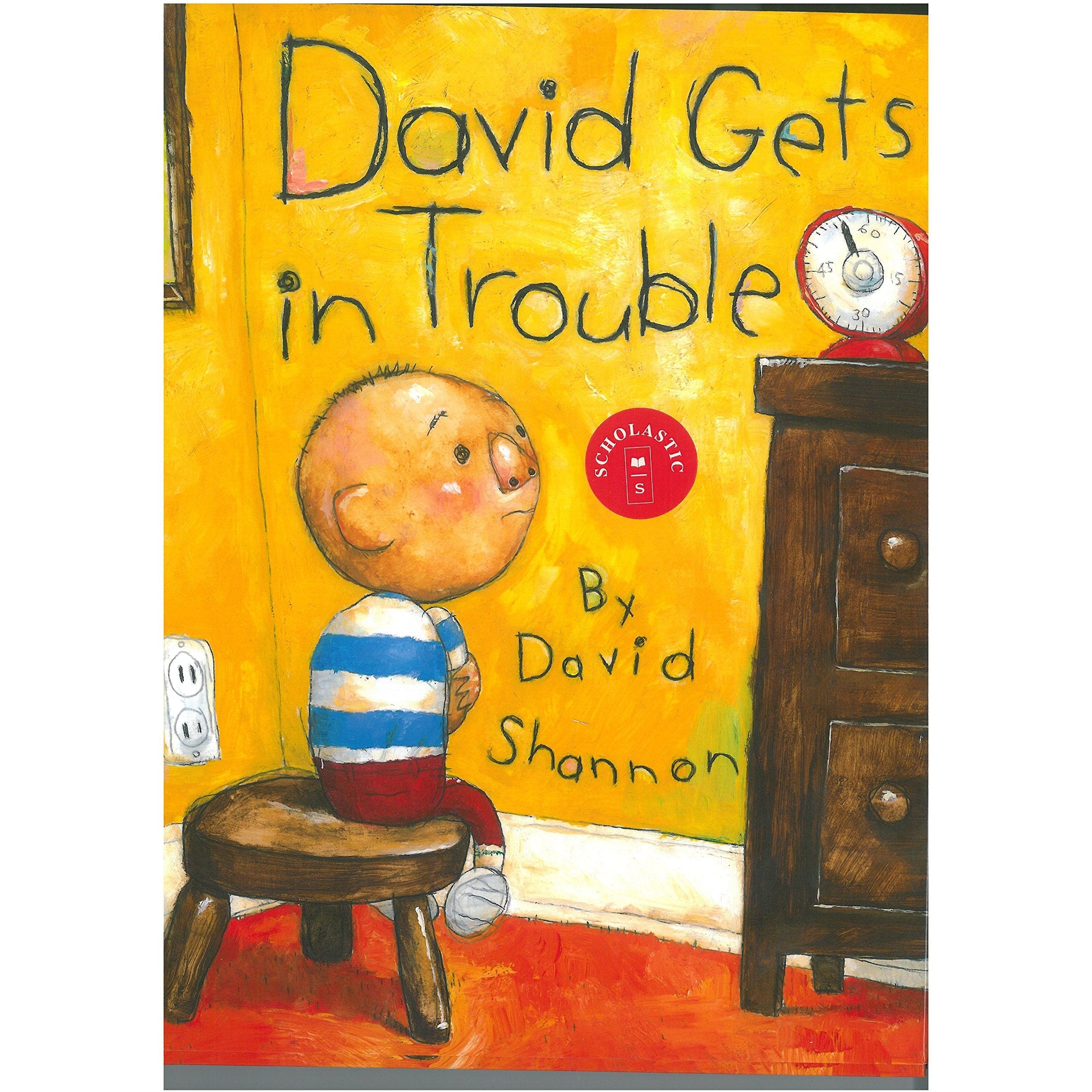 Scholastic: David Gets in Trouble (Hardcover Book)-Scholastic-Little Giant Kidz