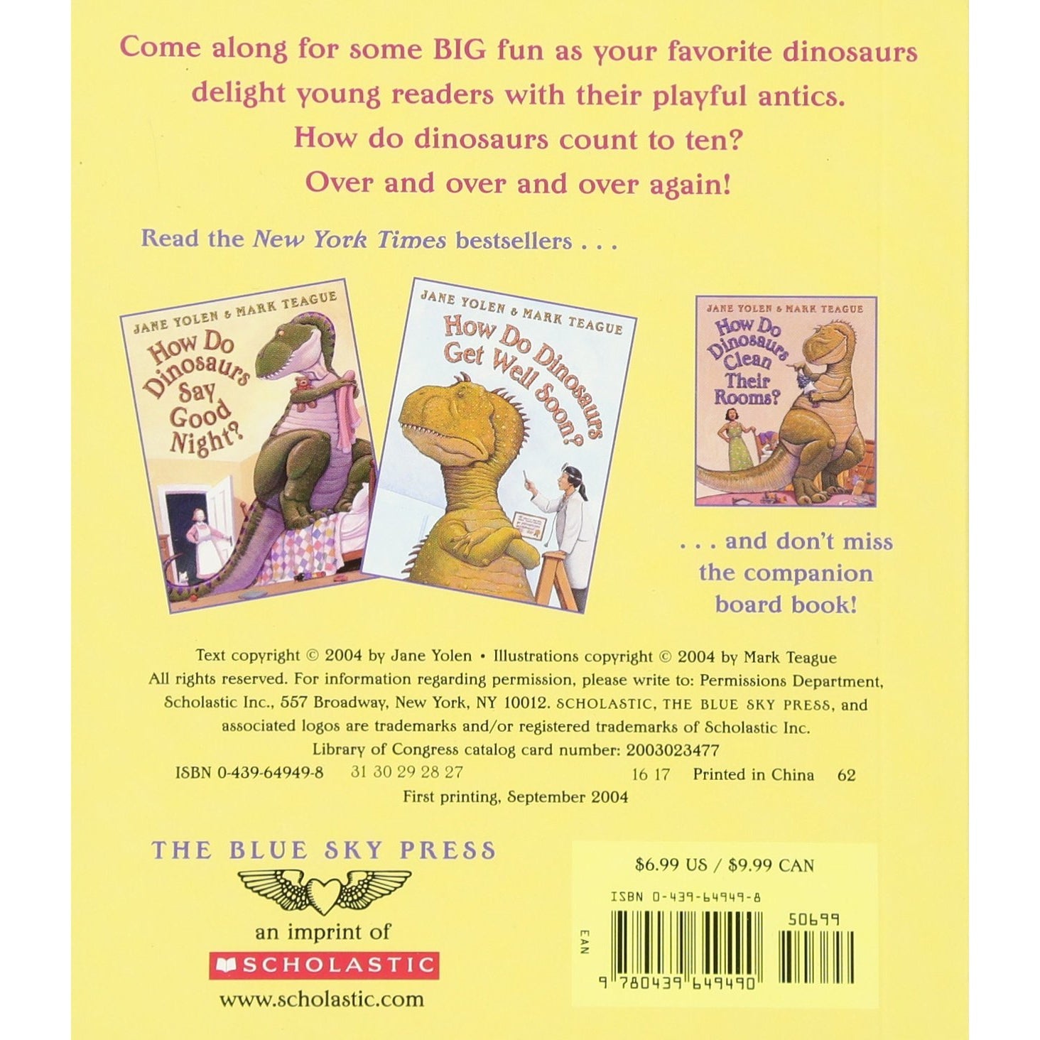 Scholastic: How Do Dinosaurs Count to Ten? (Board Book)-Scholastic-Little Giant Kidz