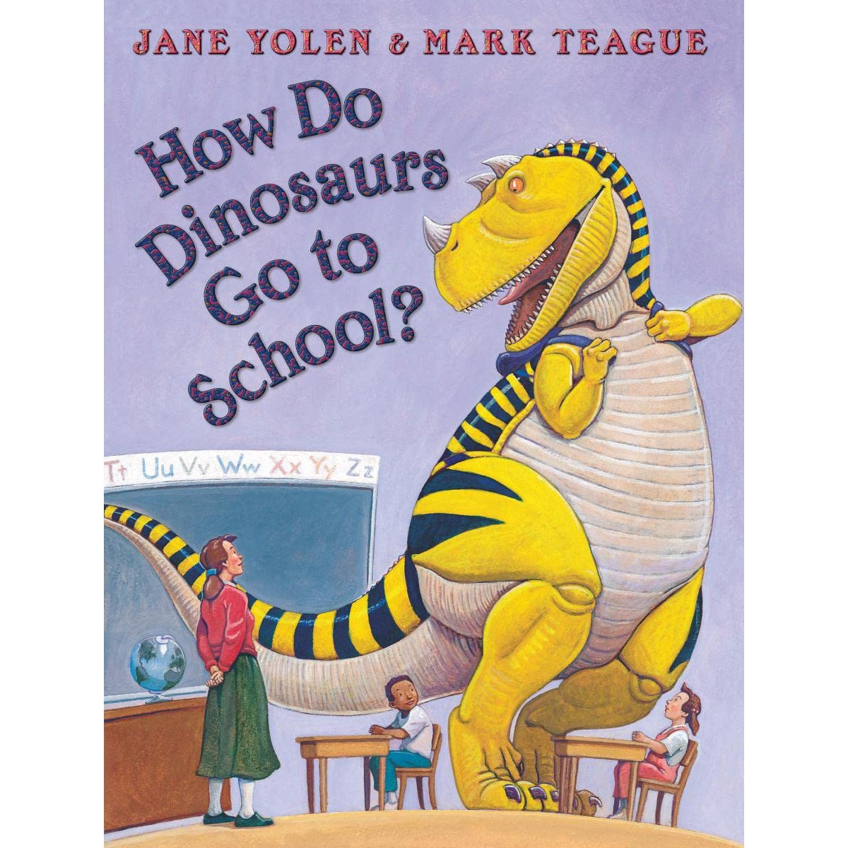 Scholastic: How Do Dinosaurs Go to School? (Board Book)-Scholastic-Little Giant Kidz