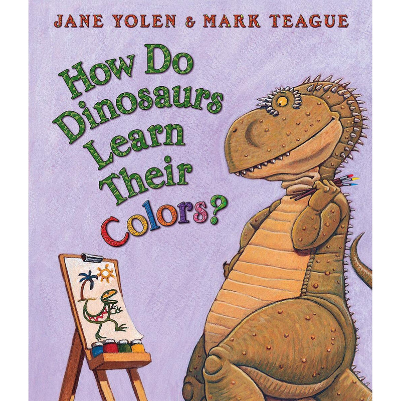 Scholastic: How Do Dinosaurs Learn Their Colors? (Board Book)-Scholastic-Little Giant Kidz