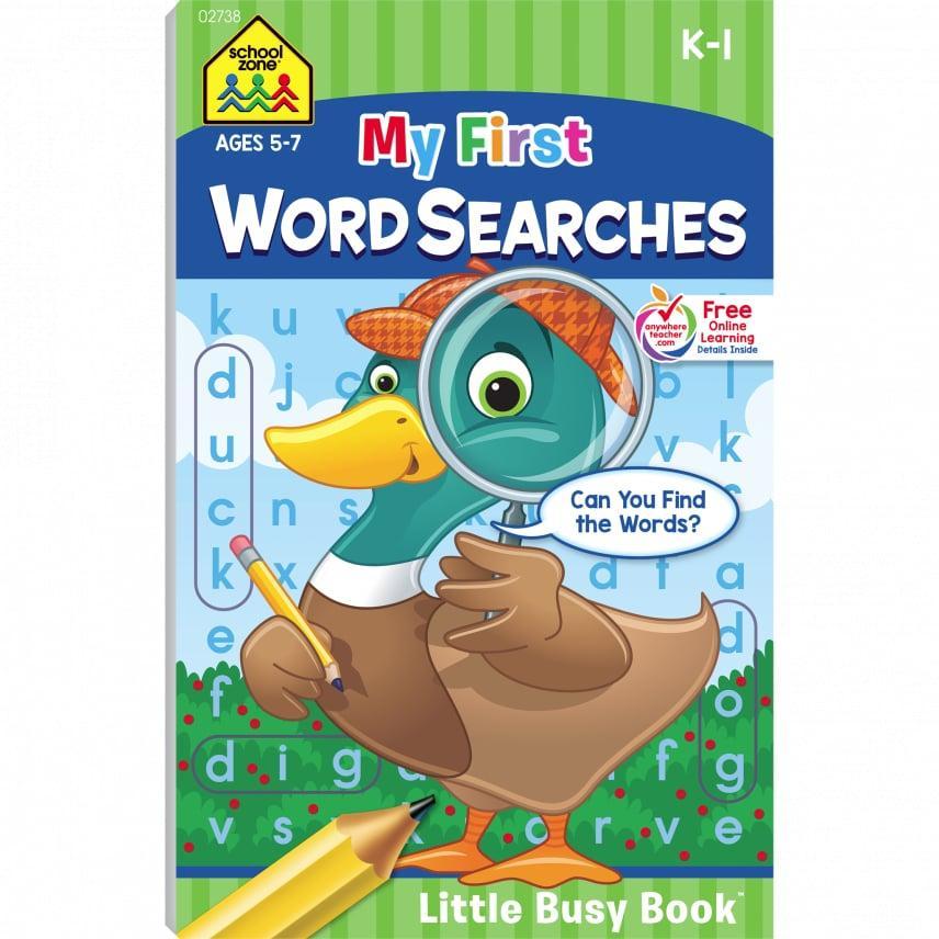 School Zone My First Word Searches-School Zone Publishing-Little Giant Kidz