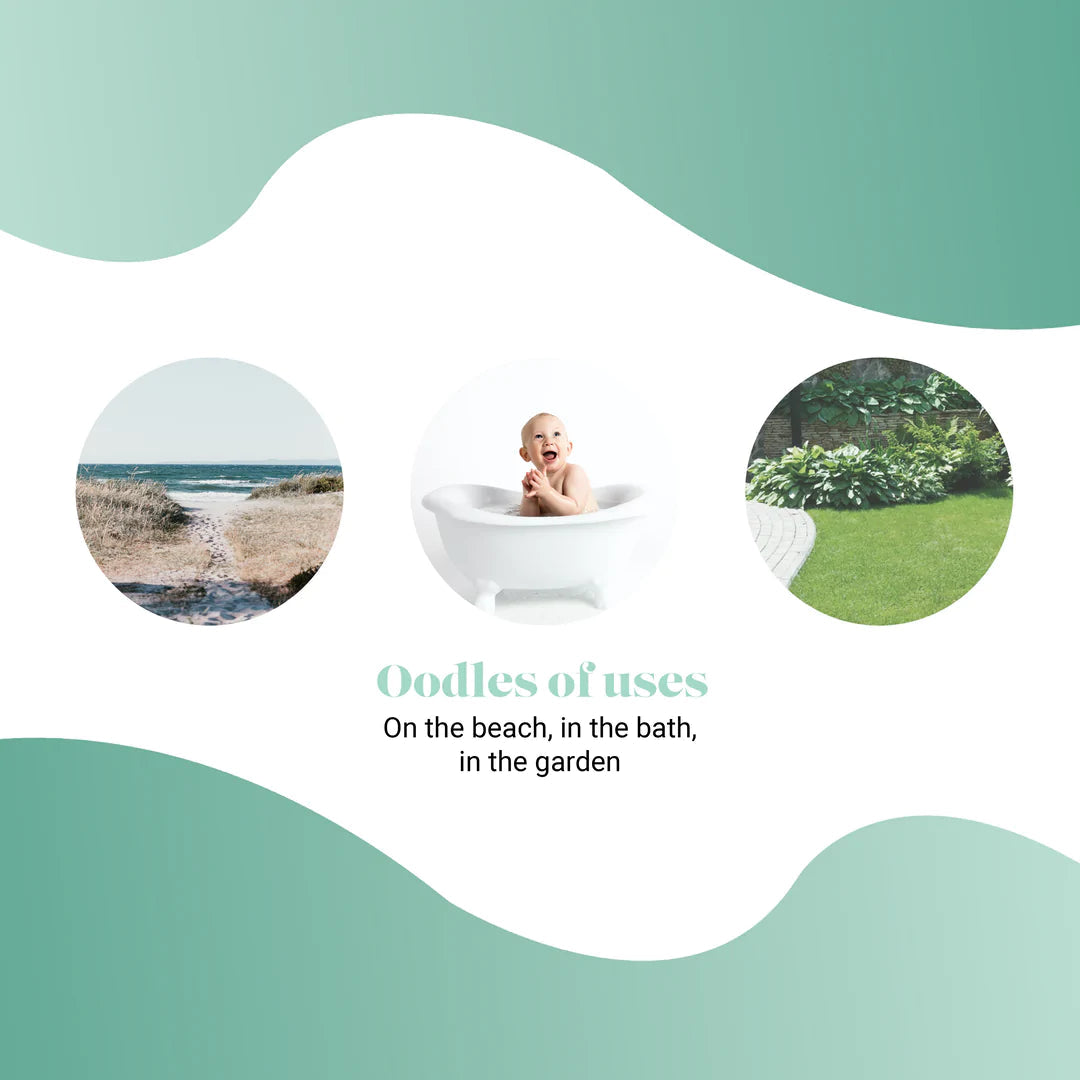 Scrunch Silicone Watering Can Mint - Roll it, Fold it, Scrunch it!-DAM Good Ideas-Little Giant Kidz