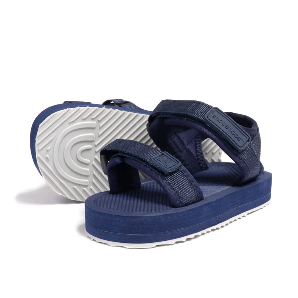 Shooshoos Beach Sandal June Rogers (Navy Blue)-ShooShoos-Little Giant Kidz