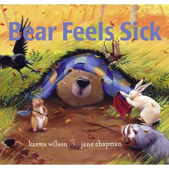 Simon & Schuster: Bear Feels Sick (Hardcover Book)-SIMON & SCHUSTER-Little Giant Kidz