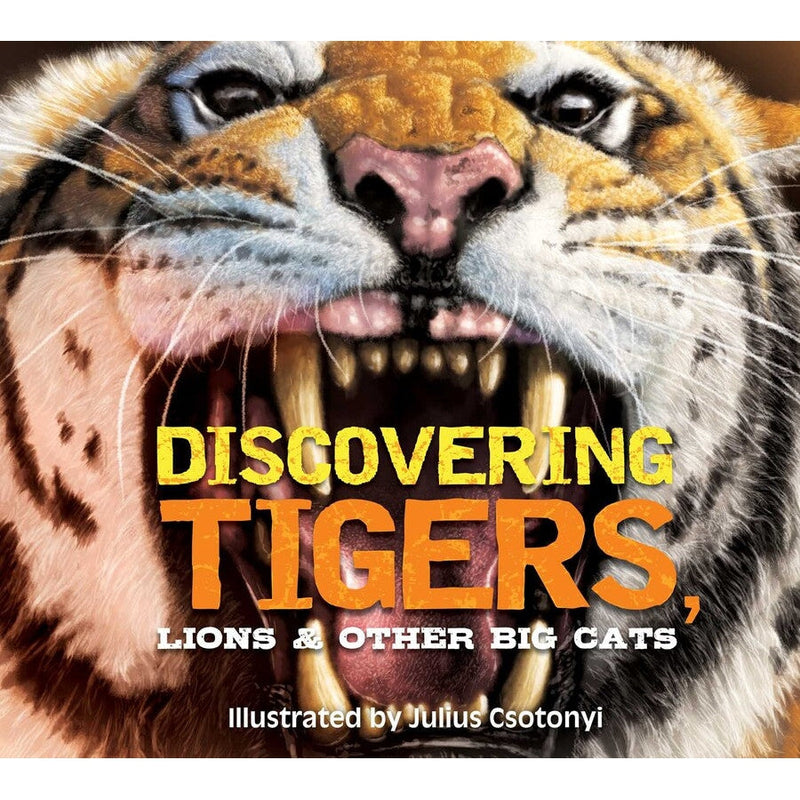 Simon & Schuster: Discovering Tigers, Lions & Other Cats (Hardcover Book)-SIMON & SCHUSTER-Little Giant Kidz