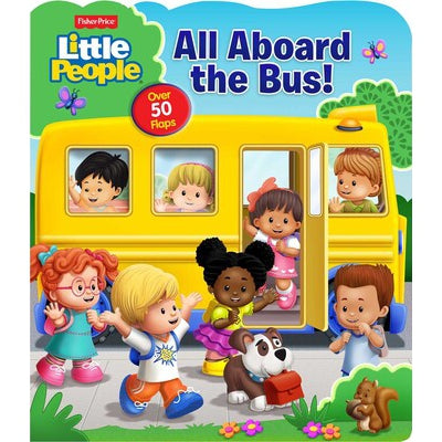 Simon & Schuster: Fisher-Price Little People: All Aboard the Bus! (Board Book)-SIMON & SCHUSTER-Little Giant Kidz