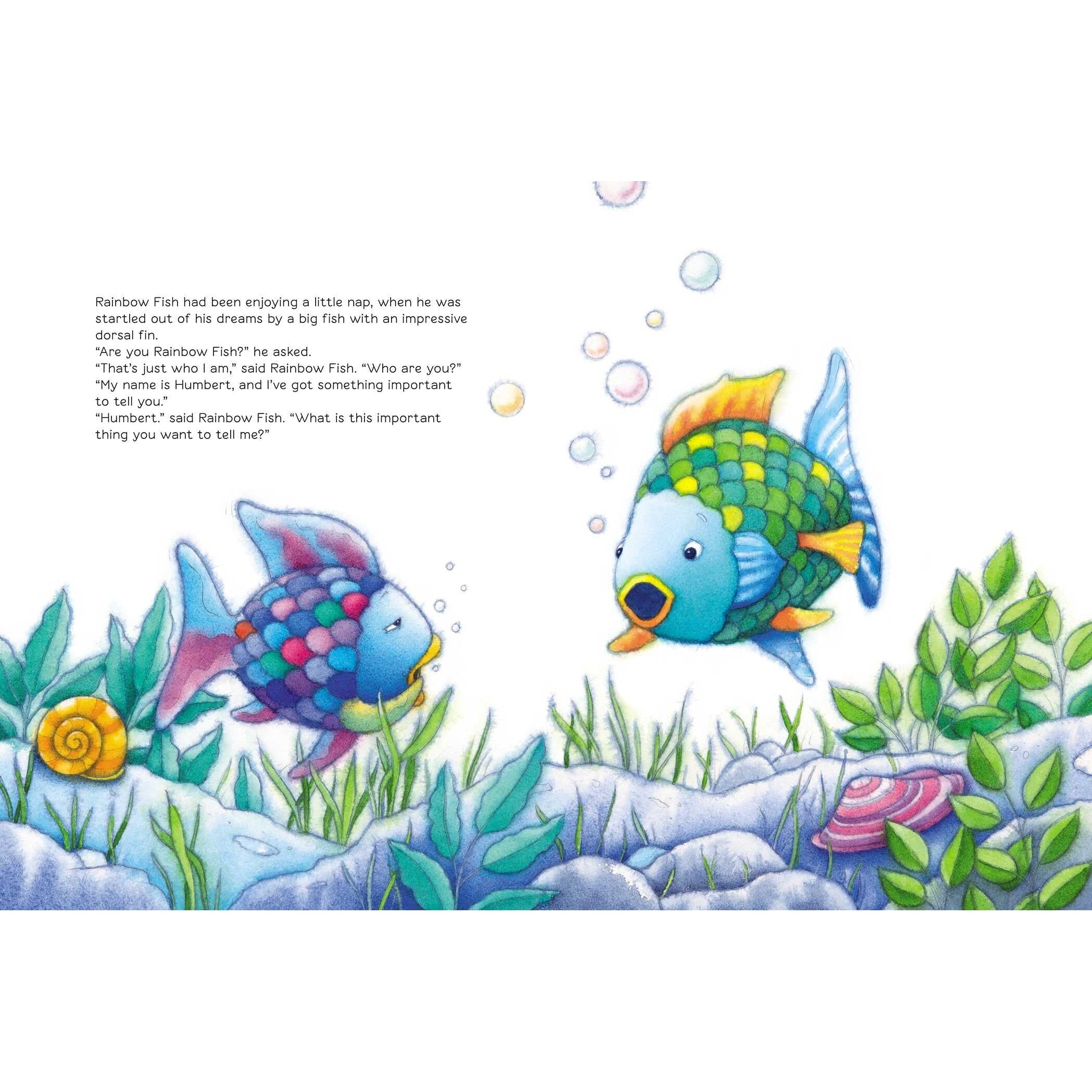 Simon & Schuster: Rainbow Fish & the Storyteller (Hardcover Book)-SIMON & SCHUSTER-Little Giant Kidz