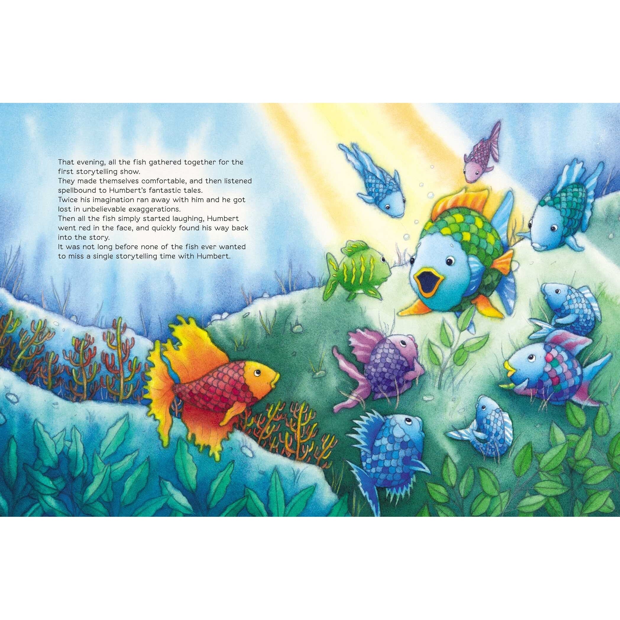 Simon & Schuster: Rainbow Fish & the Storyteller (Hardcover Book)-SIMON & SCHUSTER-Little Giant Kidz