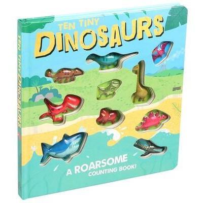 Simon & Schuster: Ten Tiny Dinosaurs (Board Book)-SIMON & SCHUSTER-Little Giant Kidz