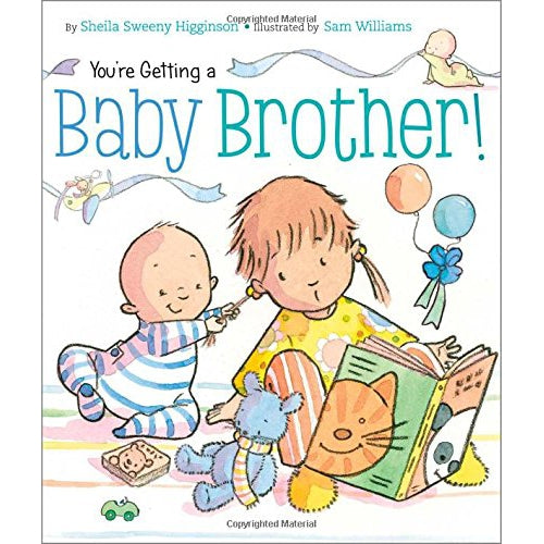 Simon & Schuster: You're Getting a Baby Brother! (Board Book)-SIMON & SCHUSTER-Little Giant Kidz