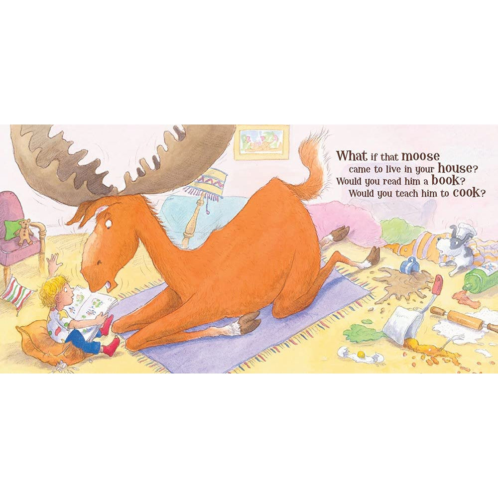 Sleeping Bear Press: Moose on the Loose (Hardcover Book)-SLEEPING BEAR PRESS-Little Giant Kidz