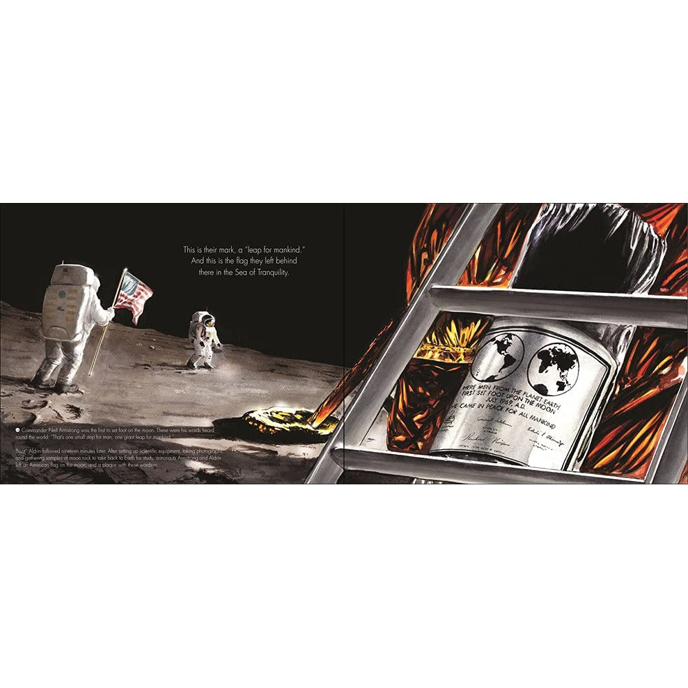 Sleeping Bear Press: The First Men Who Went to the Moon (Hardcover Book)-SLEEPING BEAR PRESS-Little Giant Kidz