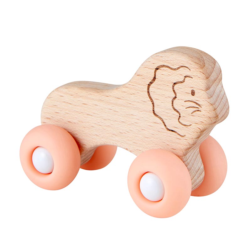 Stephan Baby Noah's Ark Wood Silicone Toy - Assorted Styles-STEPHAN BABY-Little Giant Kidz