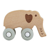 Stephan Baby Noah's Ark Wood Silicone Toy - Assorted Styles-STEPHAN BABY-Little Giant Kidz