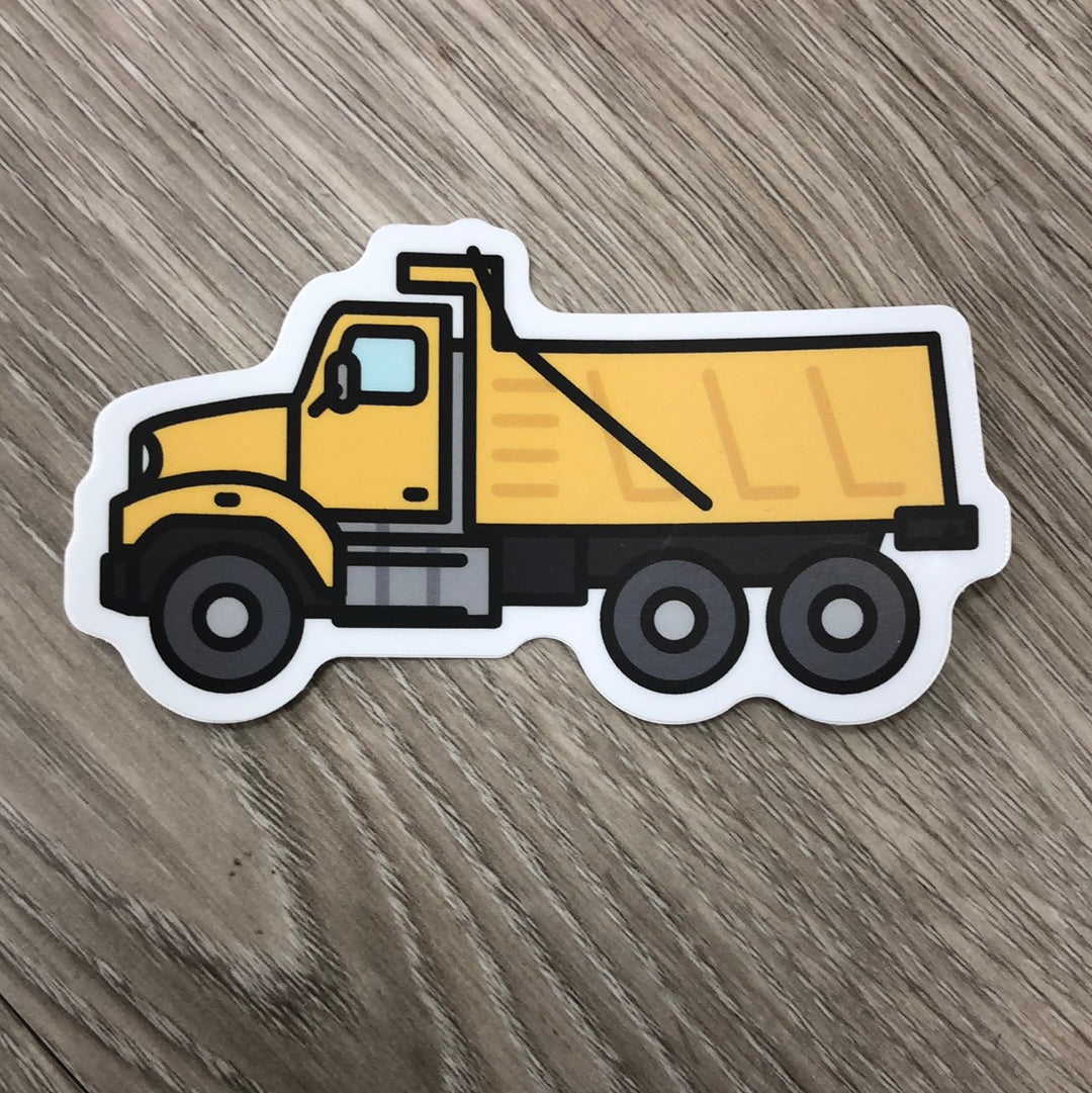 Stickers Northwest - Dump Truck Sticker-Stickers Northwest Inc-Little Giant Kidz