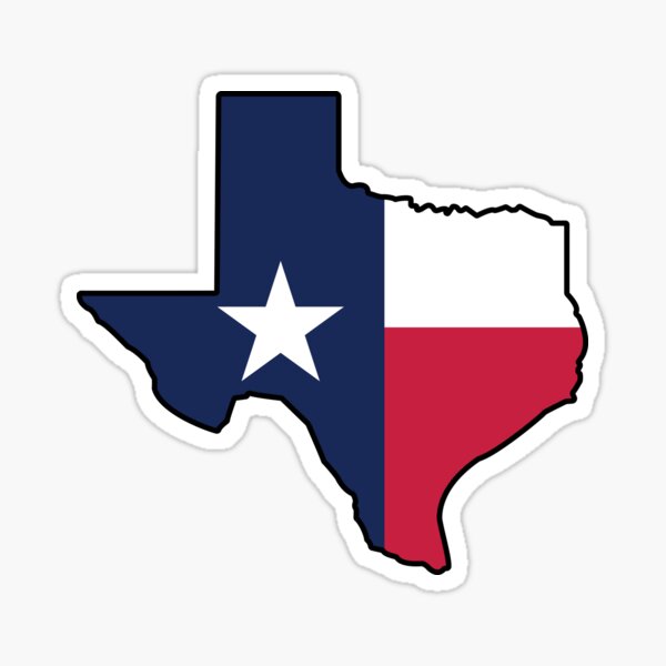 Stickers Northwest - Texas State Flag Sticker-Stickers Northwest Inc-Little Giant Kidz