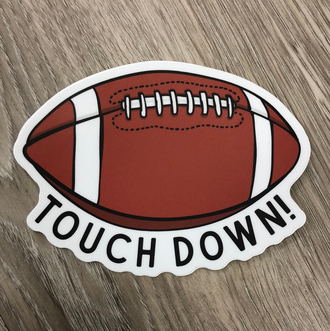 Stickers Northwest - Touchdown Football Sticker-Stickers Northwest Inc-Little Giant Kidz