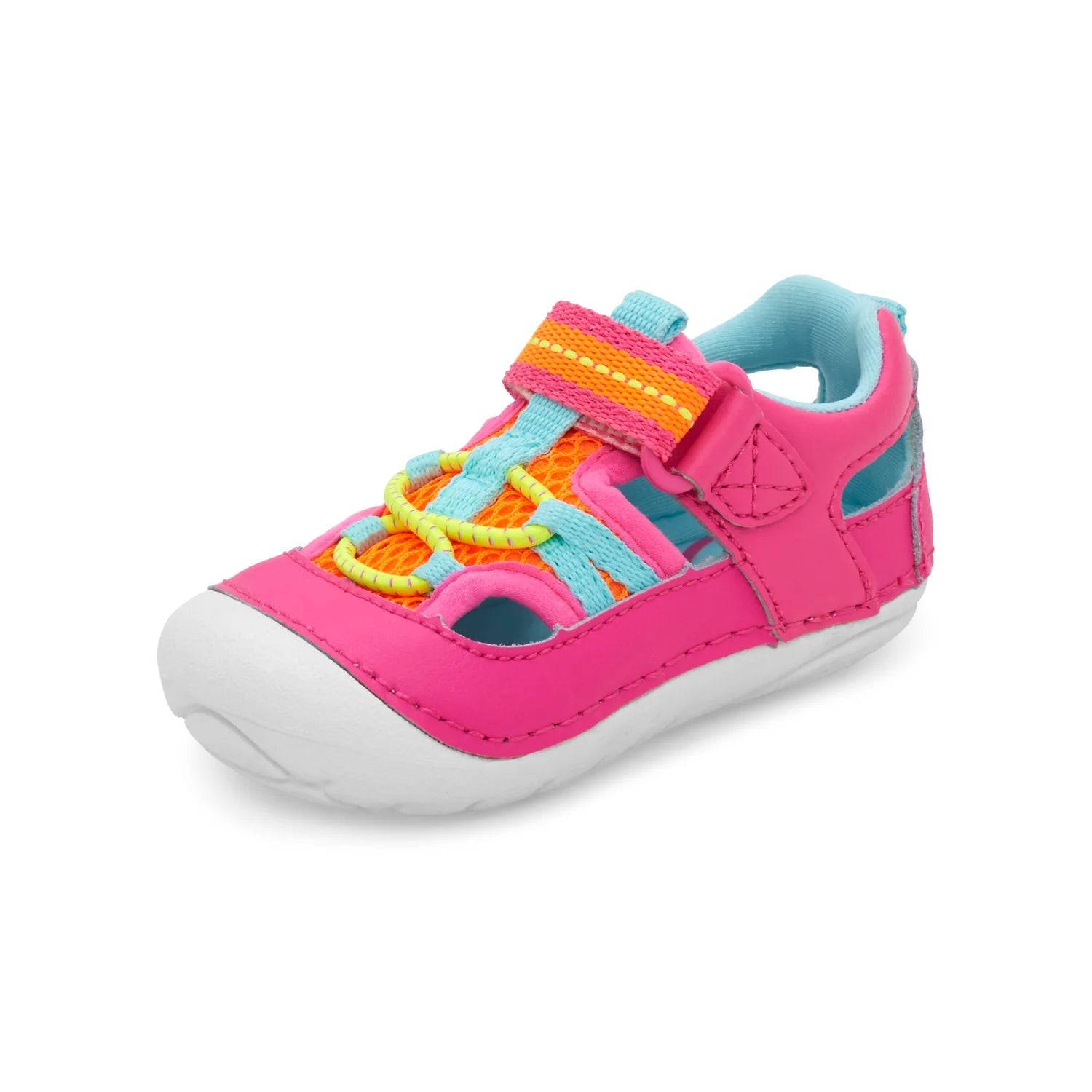 Stride Rite Soft Motion Tobias Sneaker Sandal - Pink Multi-STRIDE RITE-Little Giant Kidz
