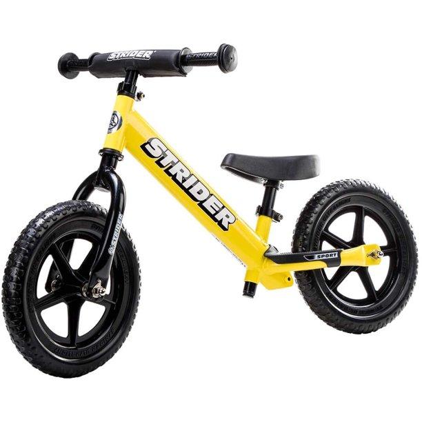 Strider 12" Sport Balance Bike - Yellow-STRIDER BIKE-Little Giant Kidz