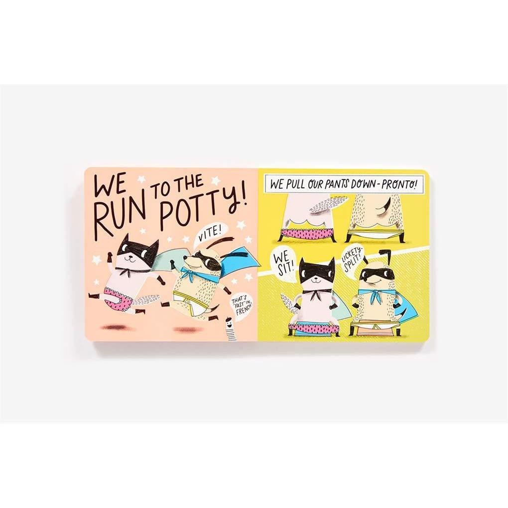 Super Pooper and Whizz Kid: Potty Power! (Board Book)-ABRAMS BOOKS-Little Giant Kidz