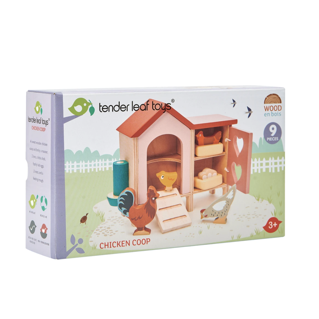 Tender Leaf Toys Chicken Coop-TENDER LEAF TOYS-Little Giant Kidz