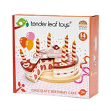 Tender Leaf Toys Chocolate Birthday Cake-TENDER LEAF TOYS-Little Giant Kidz