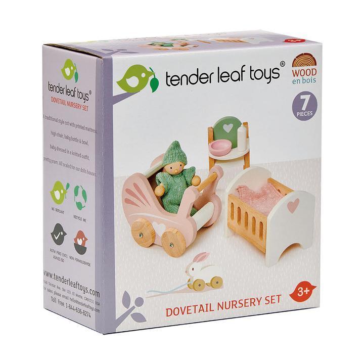 Tender Leaf Toys Dovetail Doll House Nursery Set-TENDER LEAF TOYS-Little Giant Kidz