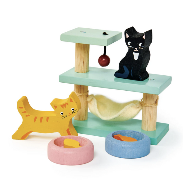 Tender Leaf Toys Pet Cats Set-TENDER LEAF TOYS-Little Giant Kidz