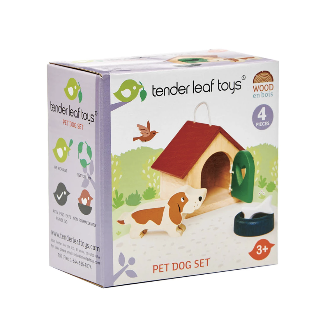 Tender Leaf Toys Pet Dog Set-TENDER LEAF TOYS-Little Giant Kidz