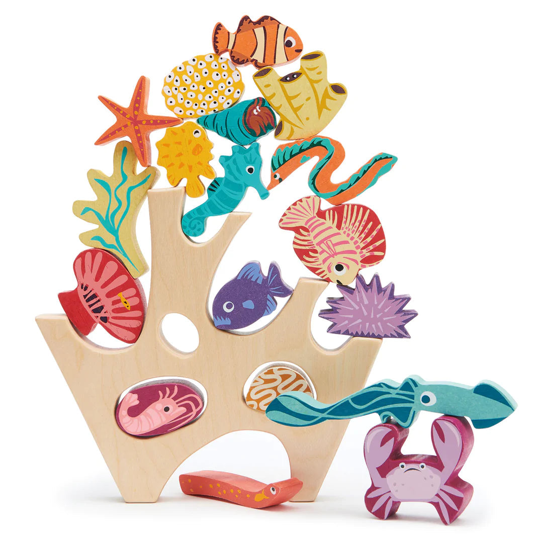 Tender Leaf Toys Stacking Coral Reef-TENDER LEAF TOYS-Little Giant Kidz