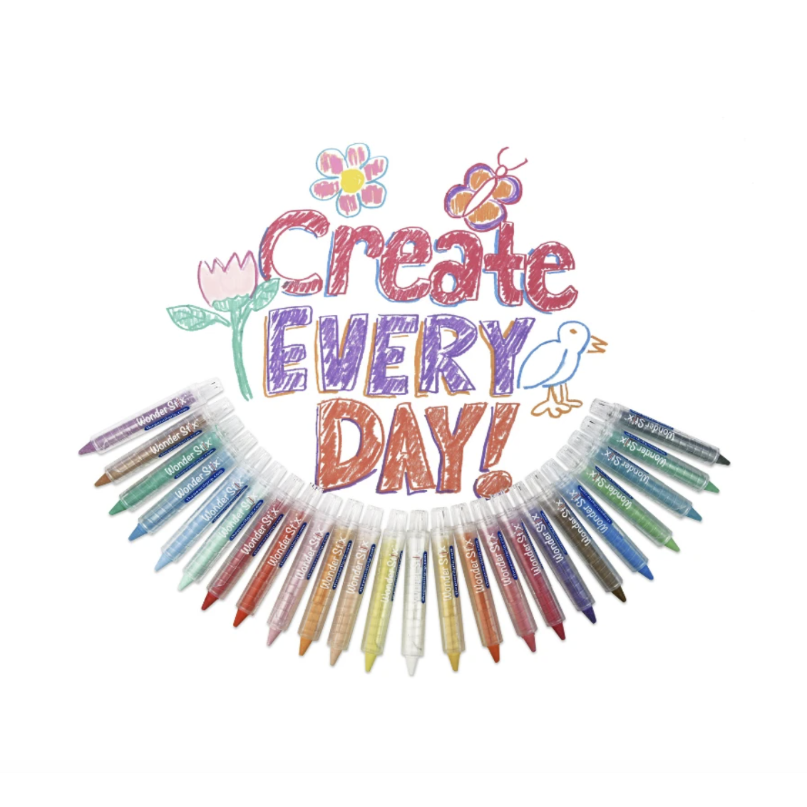 The Pencil Grip Black Board Playmat Kit with Wonder Stix (Large) - 12" x 17"-THE PENCIL GRIP-Little Giant Kidz