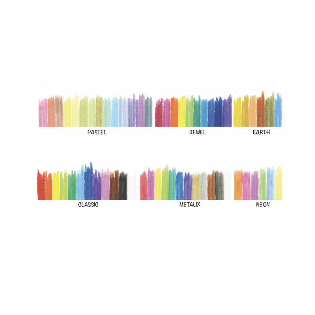 The Pencil Grip Kwik Stix Master Art Set - 60 pack-THE PENCIL GRIP-Little Giant Kidz