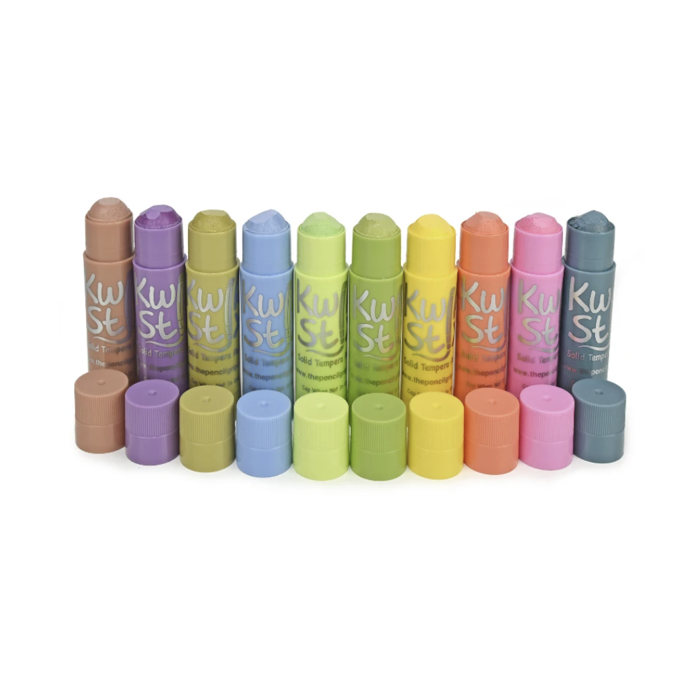 The Pencil Grip Kwik Stix Pastel Colors - Set of 10-THE PENCIL GRIP-Little Giant Kidz