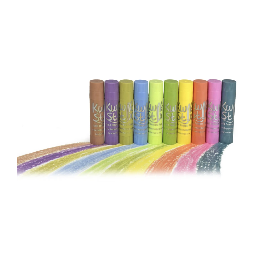 The Pencil Grip Kwik Stix Pastel Colors - Set of 10-THE PENCIL GRIP-Little Giant Kidz
