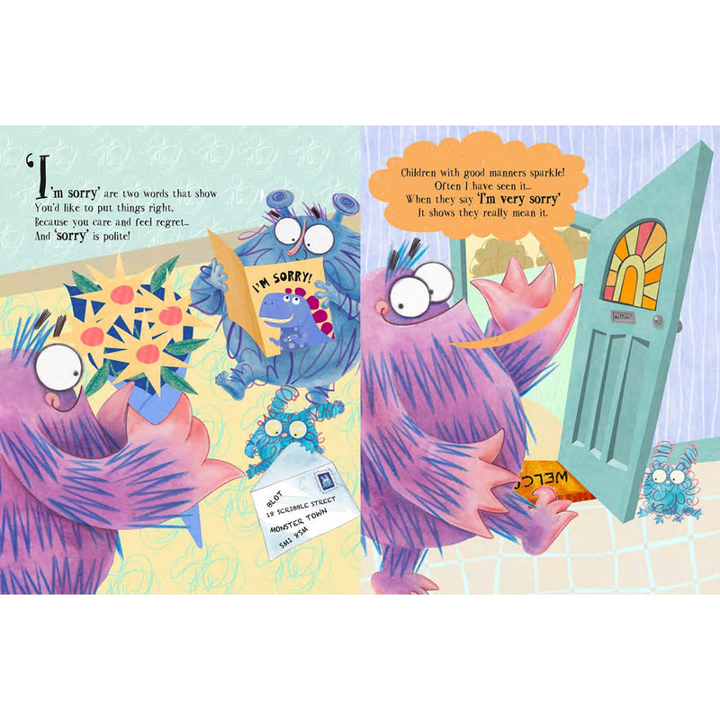 The Scribble Monsters! Say Sorry! (Paperback Book)-Scribblers - Salariya Book Company-Little Giant Kidz